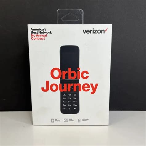 sealed  verizon prepaid orbic journey  flip phone  shipping  picclick