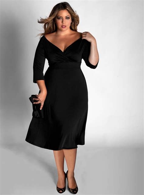 the perfect plus size little black dress for every occasion
