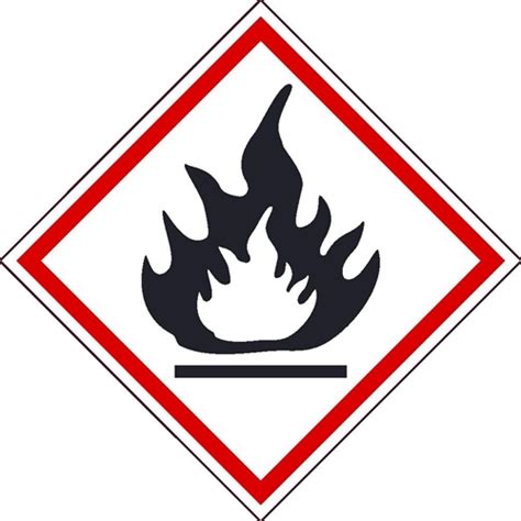 flammable ghs label ghsal