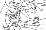 Coloring Pages Elina Barbie Bibble Fairytopia Dandelion Finding Way sketch template