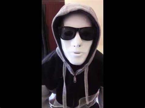 white mask man youtube