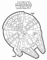 Wars Star Ships Pages Lego Coloring Getdrawings sketch template