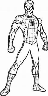 Spiderman Coloring Pages Kids Spider Man Printable Superhero Color Print Suit Printables Onlycoloringpages Adults sketch template