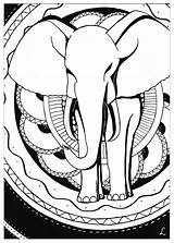 Elephant Elephants Coloriage Erwachsene Mandala Adults Adulti Elefanten Elefantes Elefanti Elefante Malbuch Imprimer Elefant Animali Coloriages éléphant Ausmalbilder Indien Justcolor sketch template
