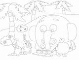 Junction Jungle Digging Coloring Treasure Disney Characters Cartoon sketch template
