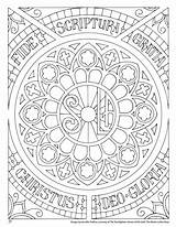 Luther Morris Solas Reformation Torchlighters sketch template