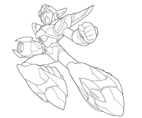 megaman  coloring pages coloring home