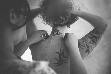 Pin On Tattooed Beauties Lesbian And Queer Wedding Inspiration