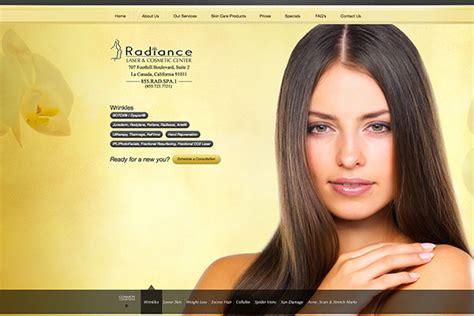 cosmetic dermatology website design la canada ca rosemont media