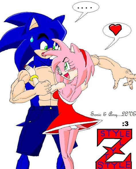 Sonic And Amy Dbz Style Sonic And Amy Photo 10372203