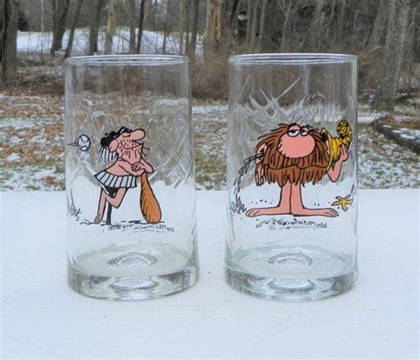 vintage 1981 arbys bc ice age tumblers drinking glasses