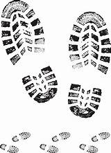 Footprints Foot Graphic sketch template