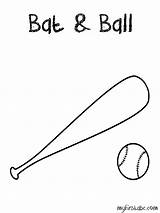 Bat Ball Coloring Pages Baseball Drawing Amp Getdrawings Softball Abc First Getcolorings Balks Print sketch template