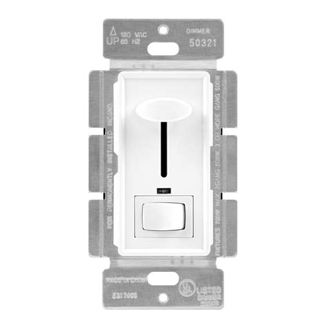 decorator dimmer light wall switch    led indicator enerlites  ebay