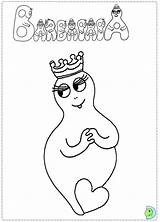 Coloring Dinokids Barbapapa Close Print sketch template