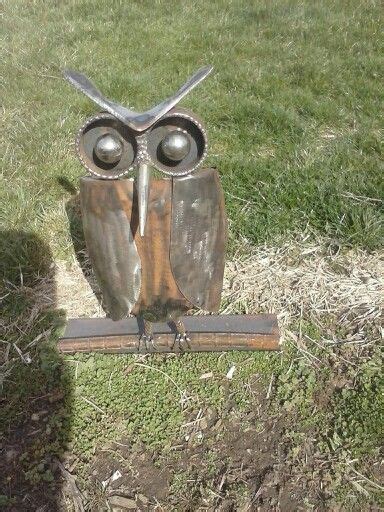 Scrap Metal Owl Metal Art Projects Metal Art Sculpture
