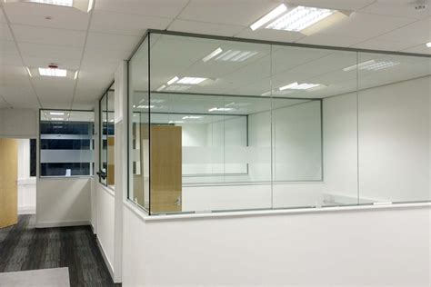 half height glass partition victor contractor