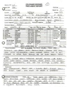 football scouting report template  professional templates