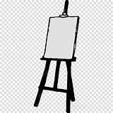 Clipart Easel Easle Clip Transparent Cliparts Clipground Line Library sketch template