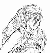 Warrior Girl Sketch Astrid Drawing Queen Look Drawings Viking Deviantart Iara Women Pencil Face Fantasy Female Sketches Pic Realistic Tattoo sketch template