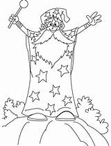 Wizard Coloring Pages Magician Wonder Kids Books Printable Colour Library Getcolorings Popular sketch template