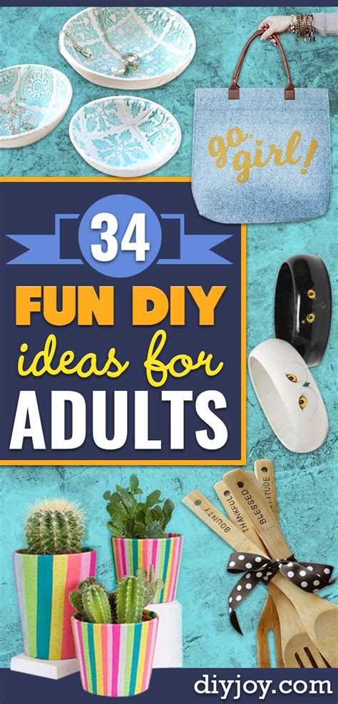 easy crafts for adults you ll love making 50 fun diys for adults