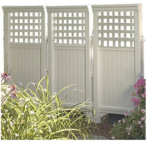 Made In Usa White Uv Resistant 4 Panel Resin Outdoor