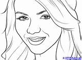 Coloring Victorious Pages Printable Victoria Justice Draw Step Popular Library Clipart Coloringhome sketch template