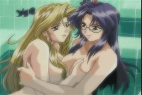 crazy anime with lesbian threesome nastily fucking cartoon sex tube