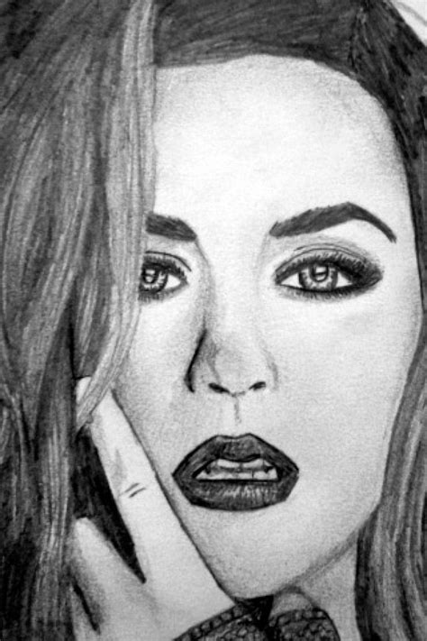 Pencil Draw Of Katy Perry By Me