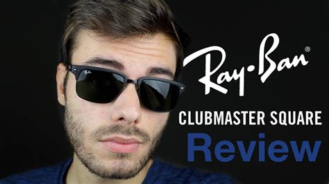 ray ban clubmaster square review youtube