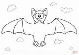 Bat Outline Drawing Vampire Coloring Getdrawings sketch template