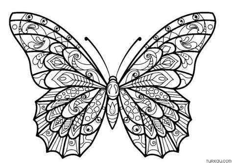 butterfly coloring page  girls turkau