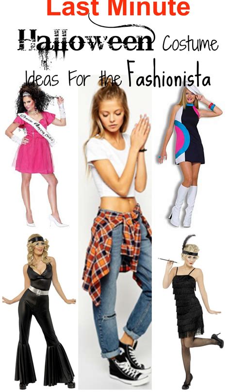 5 last minute halloween costume ideas for the fashionista