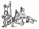 Catapult Coloring Drawing Pages Template Getdrawings sketch template