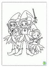 Coloring Dinokids Magical Doremi Pages sketch template