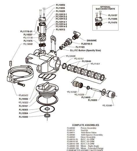 kinetico water softener parts diagram