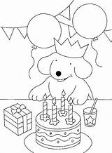 Kleurplaat Dribbel Kleurplaten Verjaardag Jarig Fleck Hond Coloriages Dribble Cupcake Animaatjes Malvorlage Honden Bezoeken Gefeliciteerd sketch template