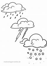 Malvorlage Niederschlag Wetter Gewitter Kostenlos Malvorlagen Ausmalbild Ausmalen Wolke Besten Durumu Hava Boyama sketch template