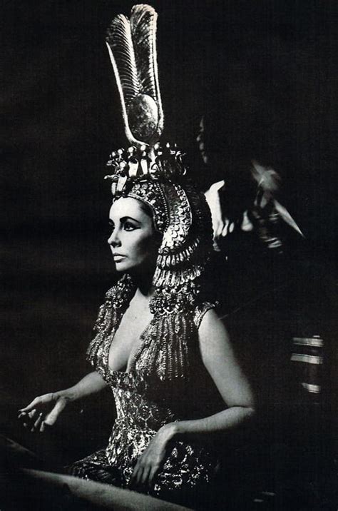 Elizabeth Taylor In The Makeup Chair For Cleopatra 1963
