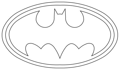 batman logo coloring page supportive guru