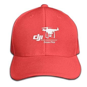 dji passion drone pilot baseball cap men women classic adjustable hat outdoor sports wear red