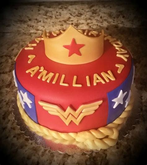 wonder woman inspired cake super hero food cupcake