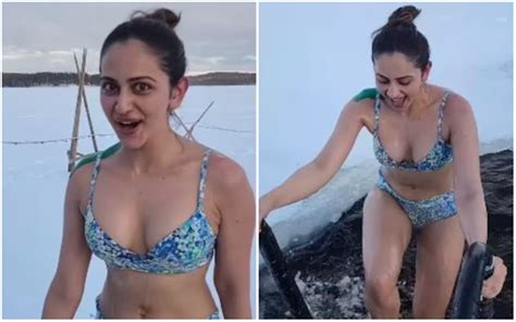 Rakul Preet Singh Stuns Internet As She Takes A Dip In Ice Cold Water