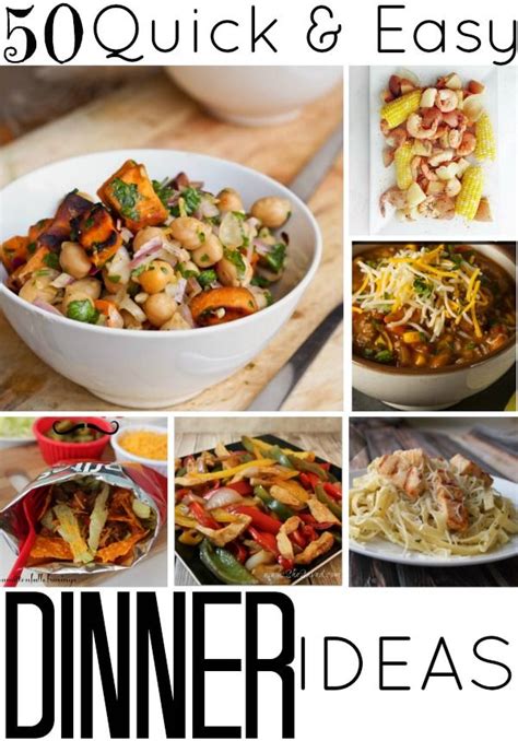 50 quick and easy dinner ideas quick dinner recipes christ and back to