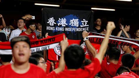 Under China Anthem Cloud Rare Interest In Hong Kong Vs