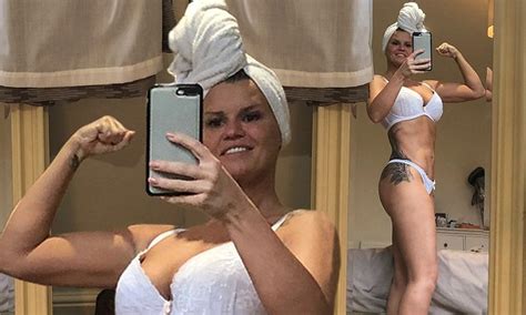 kerry katona shows off ripped physique with another lingerie selfie daily mail online