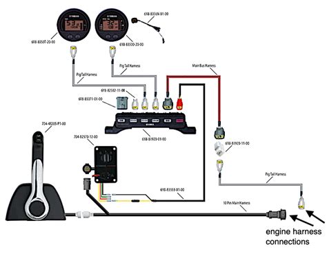 yamaha outboard gauges wiring diagram