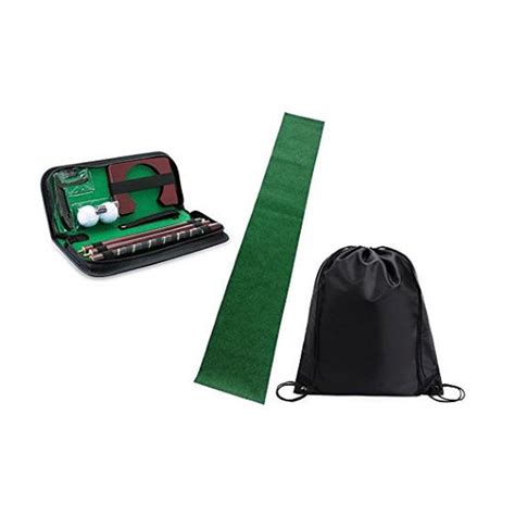 golf posma putter kit set putting mat   golfers carry bag  indoor outdoor  ebay