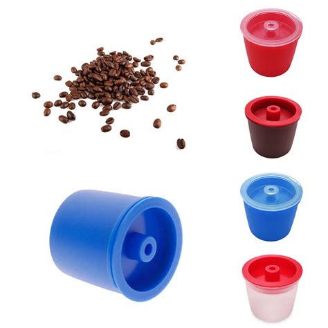 pc reusable refillable coffee capsule cup perpetual circulation filler  cup strainer